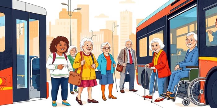 Descontos para aposentados em transportes e serviços